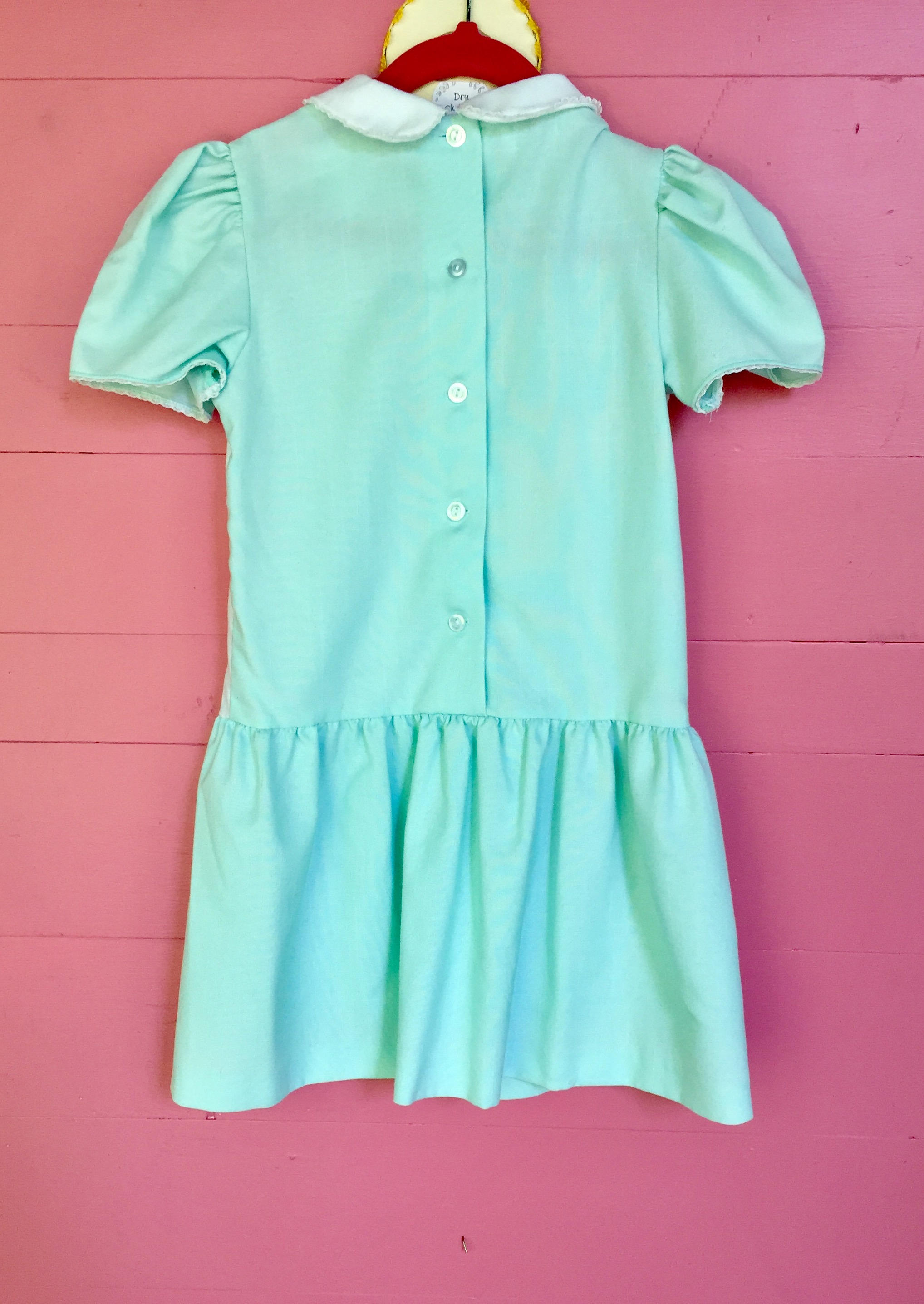 Vintage 1960s Little Girl Dress, Size 6X, Vintage Alyssa Dress, Light ...