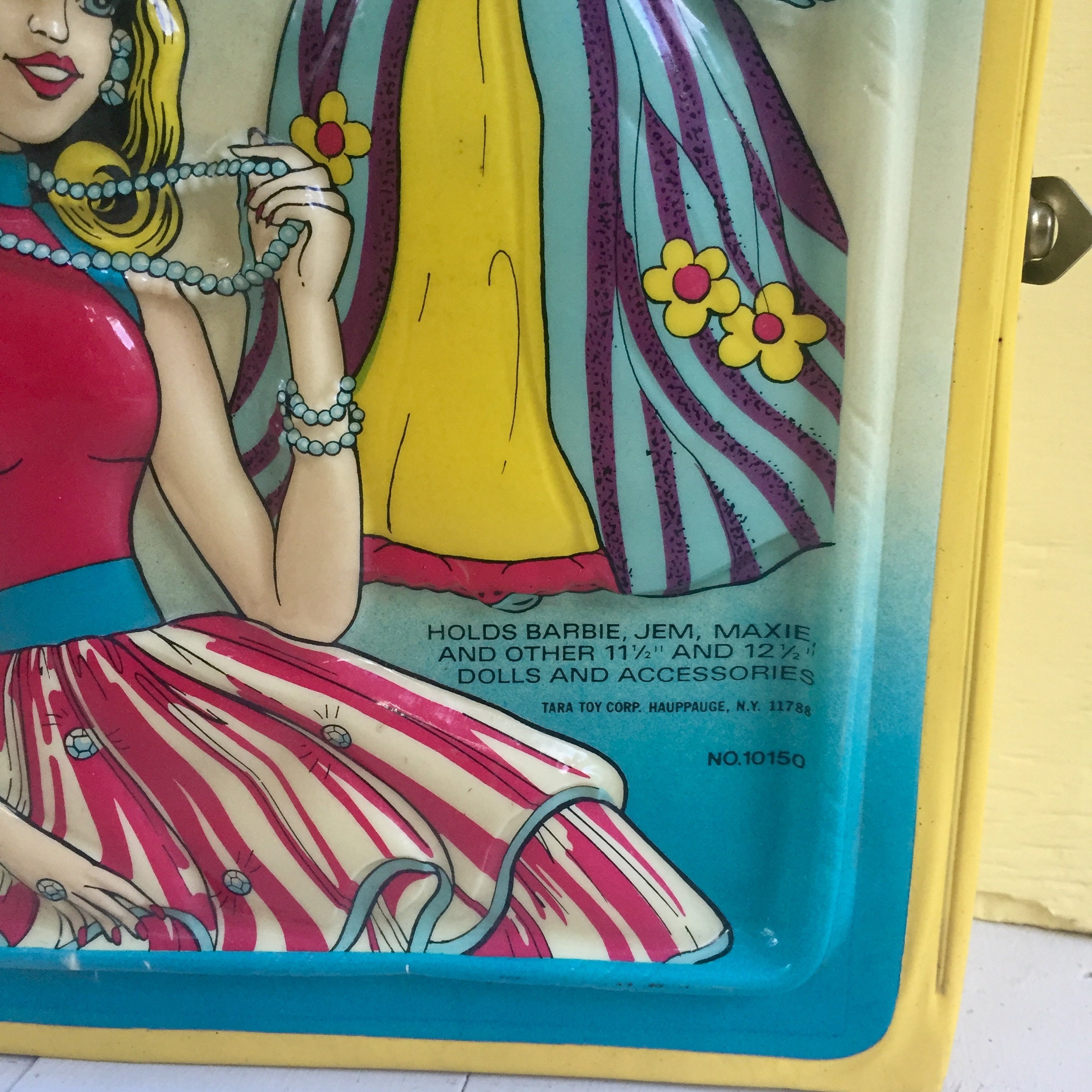 Vintage 1980s Barbie Carrying Case, Vintage Barbie Case, Vintage Barbie Fashion Trunk, Vintage