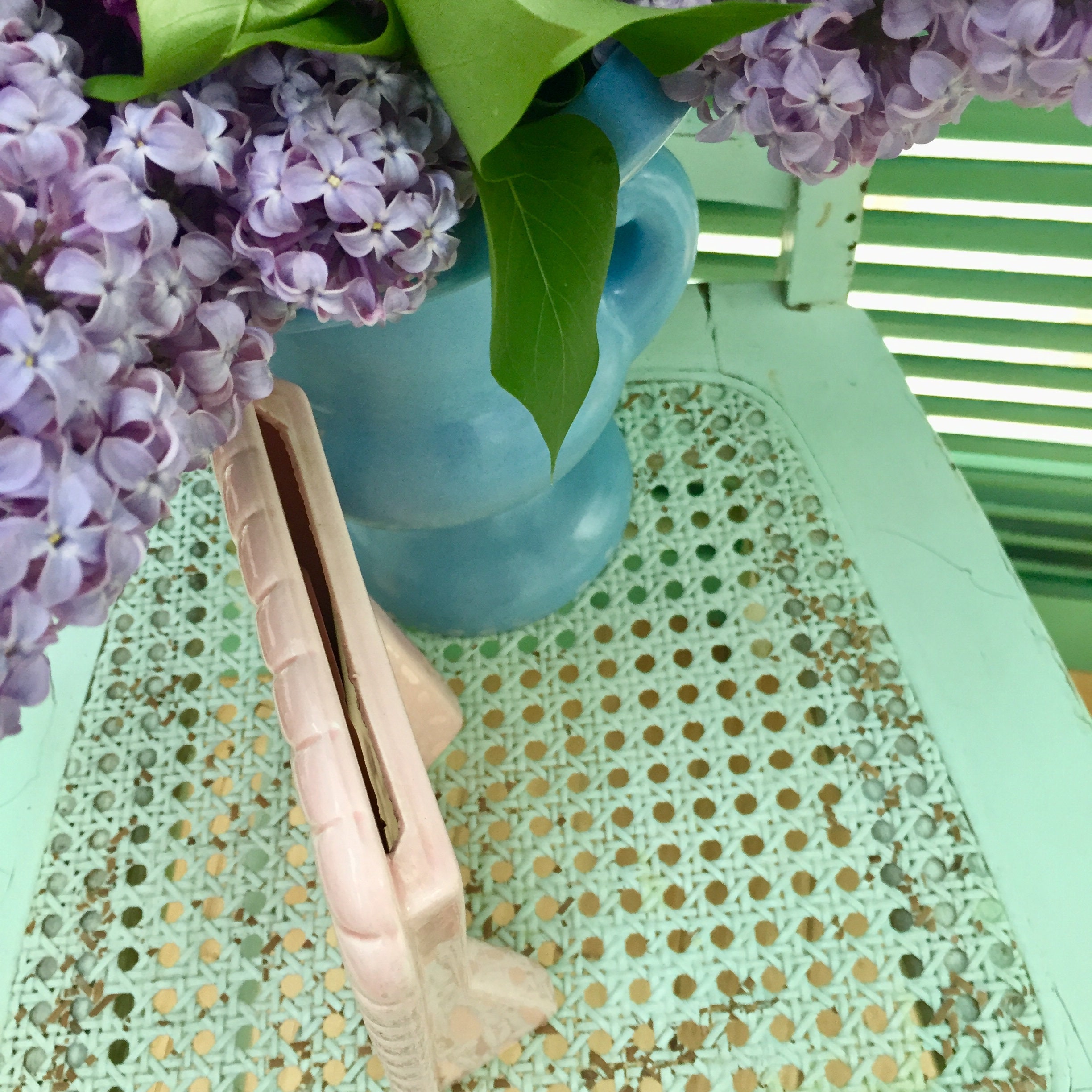 Vintage Pink Ceramic Picture Frame, Vintage Ceramic Picture Frame