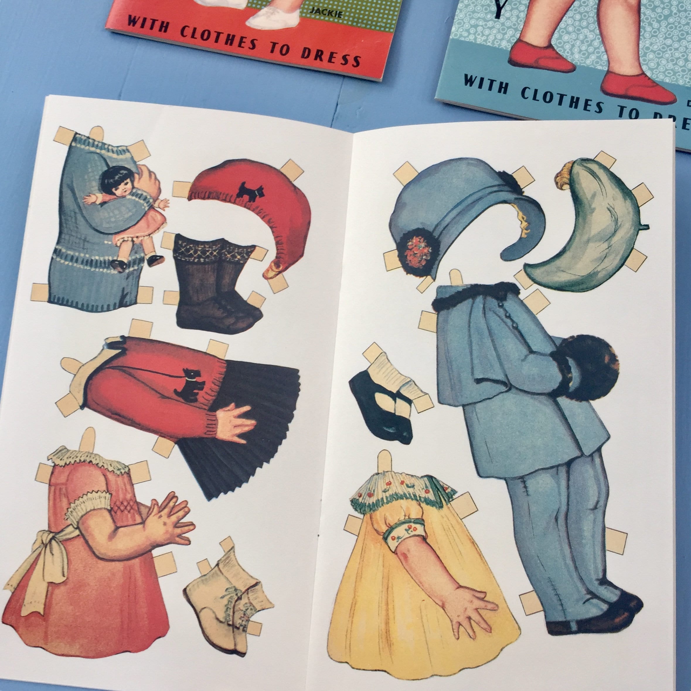 Vintage Queen Holden Paper Doll Books, Set of Four, NOS Paper Dolls