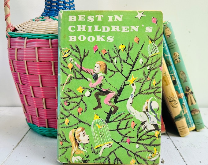 Vintage 1950s "Best in Children's Books" Children's storybook, Christmas Book, Collectible Book
