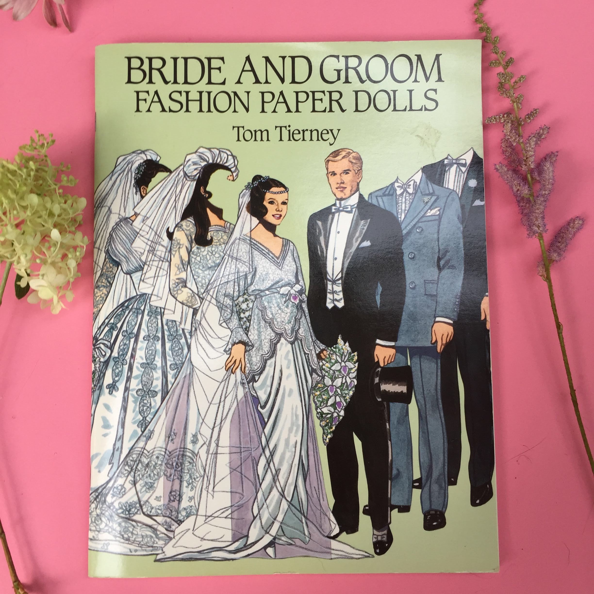 bride and groom paper dolls