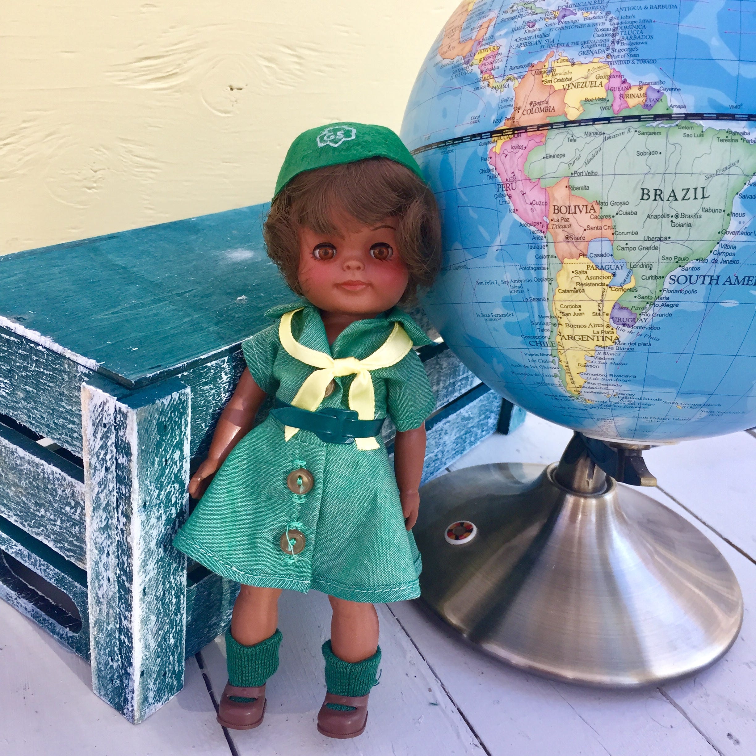 vintage girl scout doll