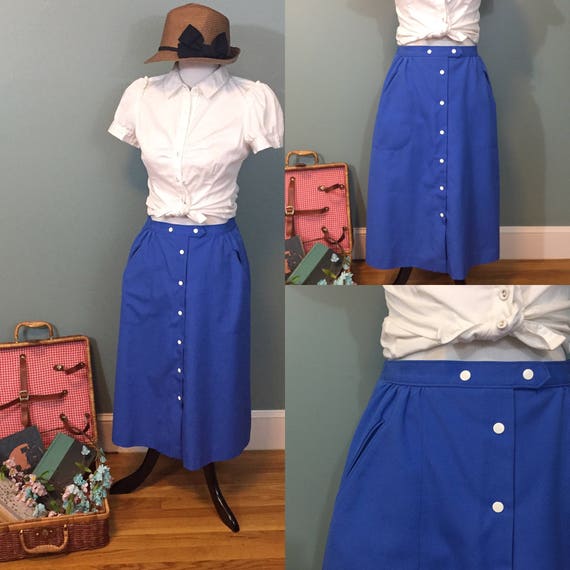Vintage 1960s Koret Midi-Skirt Women's Size 6, Vi… - image 1