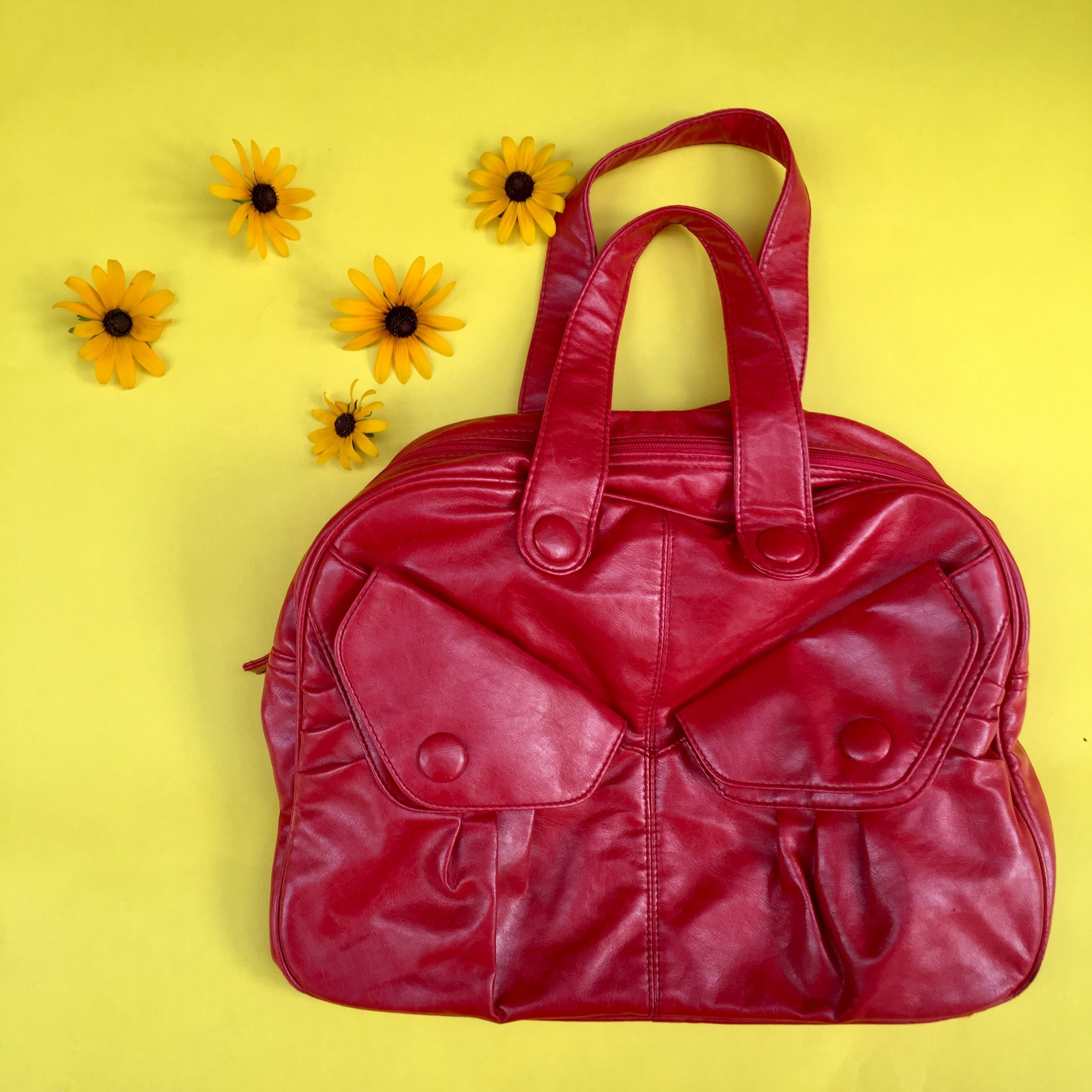 Big top red purse
