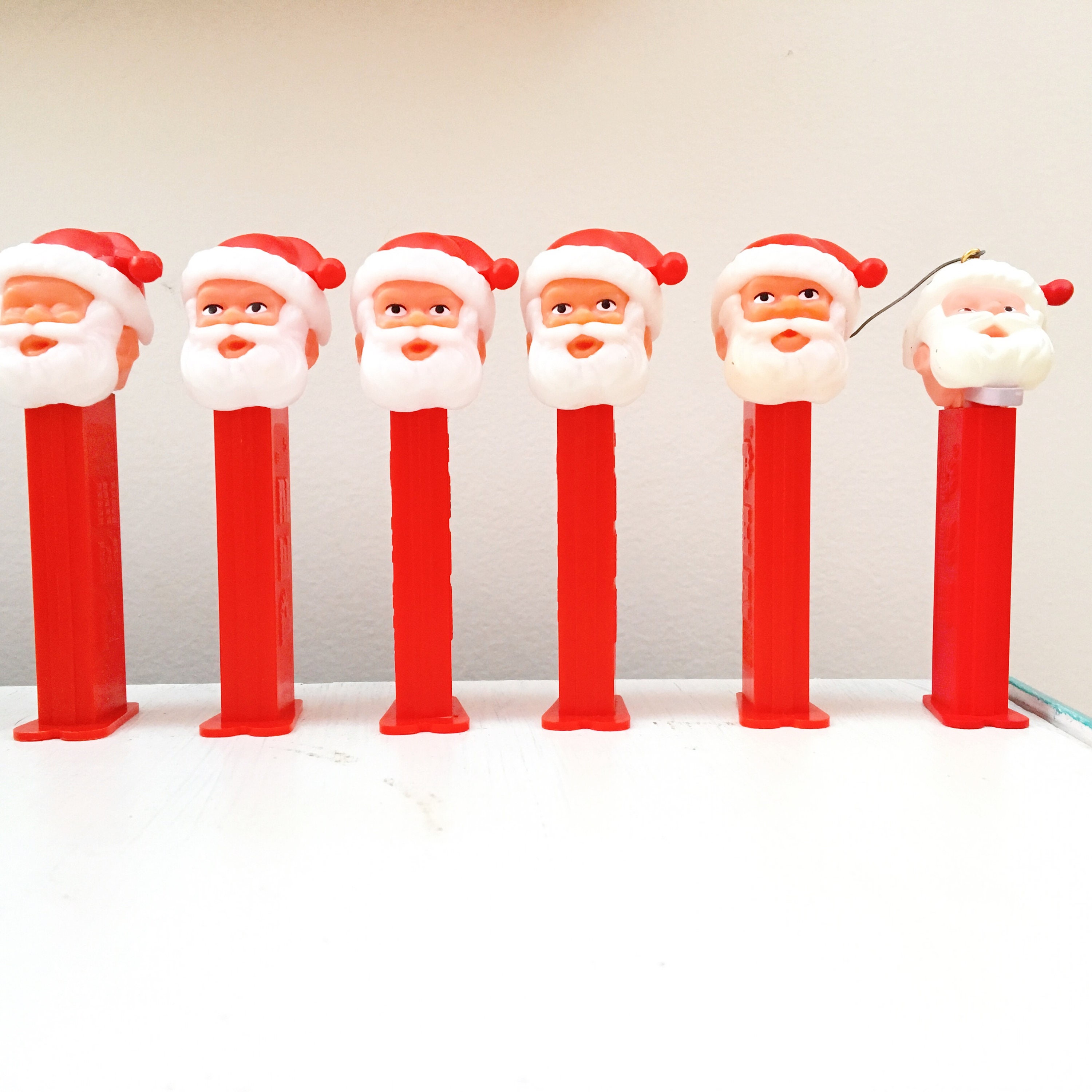 Vintage Santa Pez Dispenser Collection Lote de 6 Santa Pez Etsy