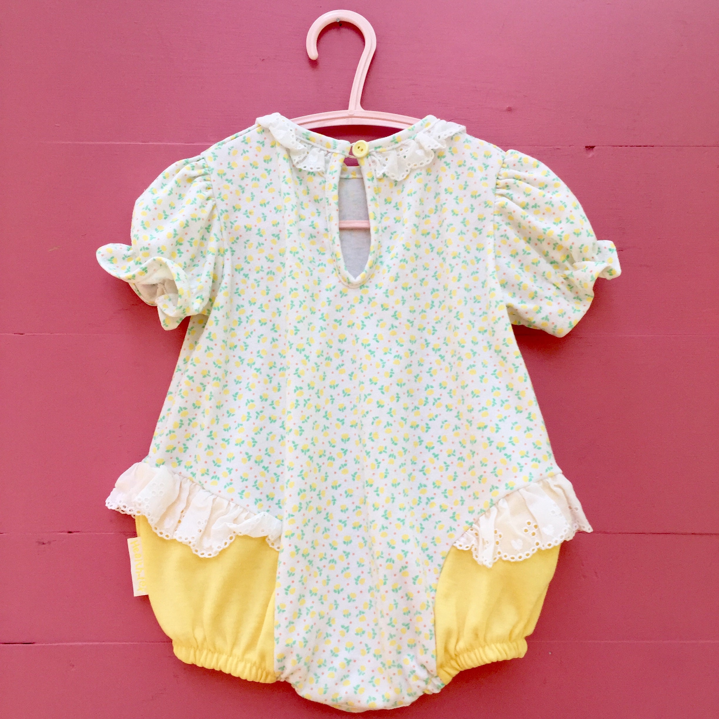Vintage Baby Romper, Baby Girl Size 12 months, Vintage HealthTex Baby Romper, Vintage Baby Girl