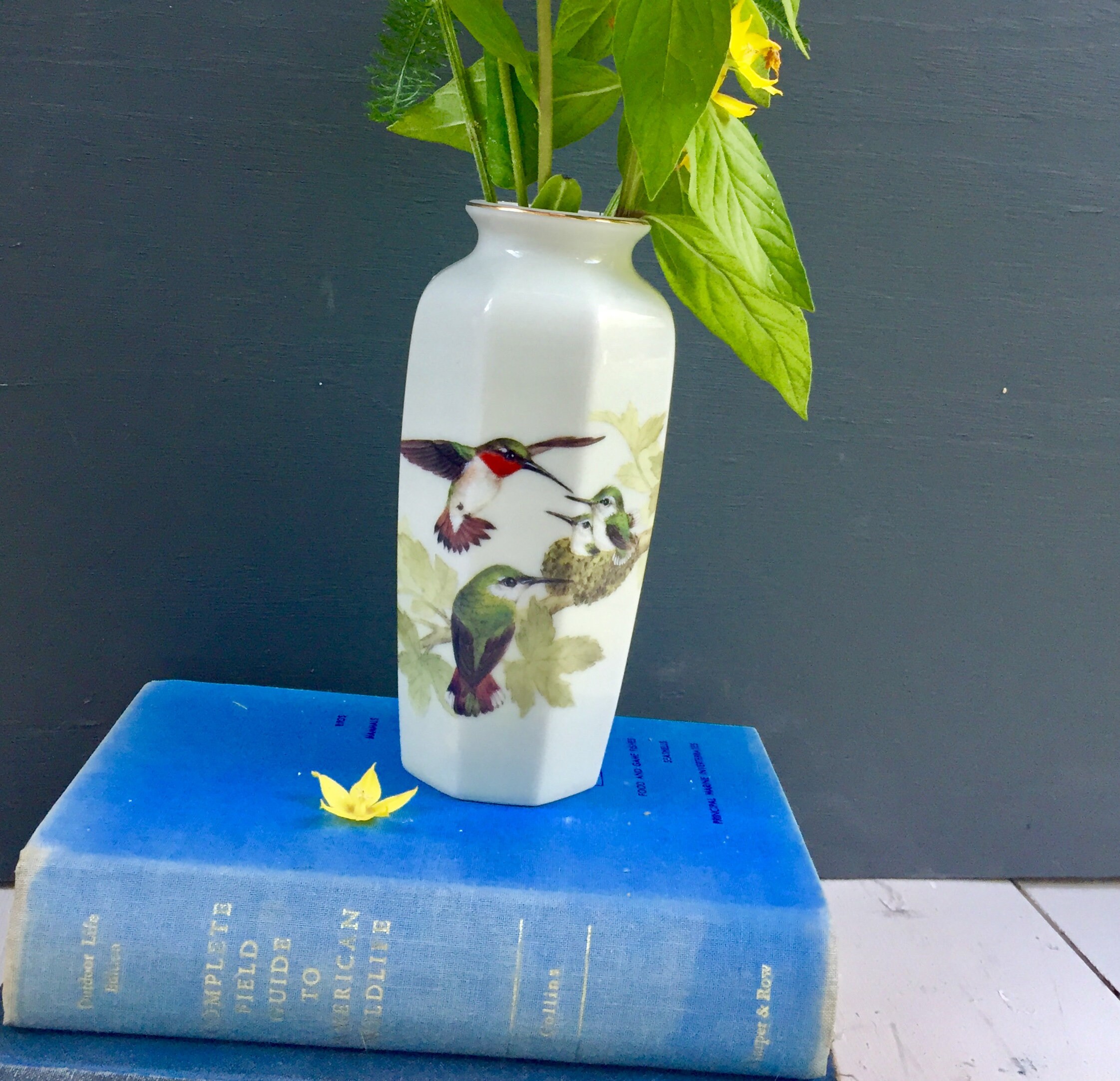 Vintage Otagirl Japan Vase, Vintage Japanese Bird Vase, Vintage Bird