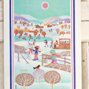 Juego de placas de pared vintage de Sun Valley Four Seasons, decoración de pared de estilo retro de mediados de siglo, arte de pared de plástico. imagen 6