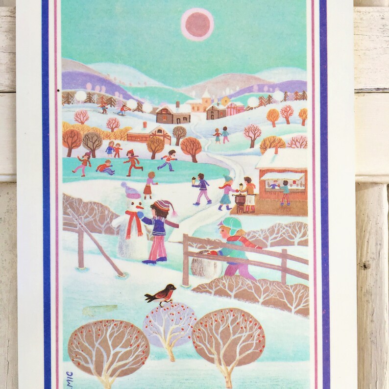 Juego de placas de pared vintage de Sun Valley Four Seasons, decoración de pared de estilo retro de mediados de siglo, arte de pared de plástico. imagen 6
