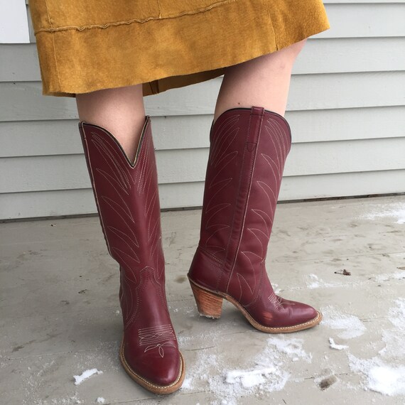 Vintage 1970s Cowboy Boots, Women's Vintage Cowboy
