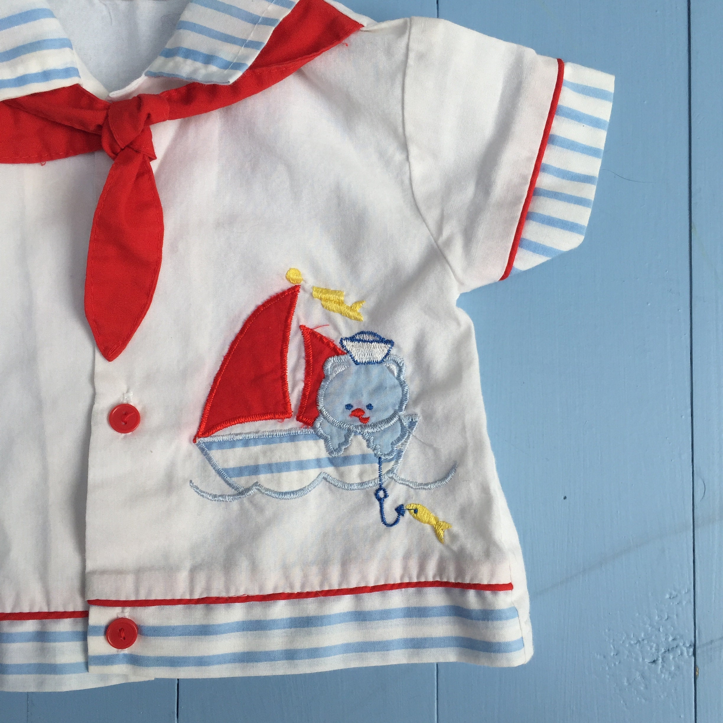 Vintage baby deals boy outfit