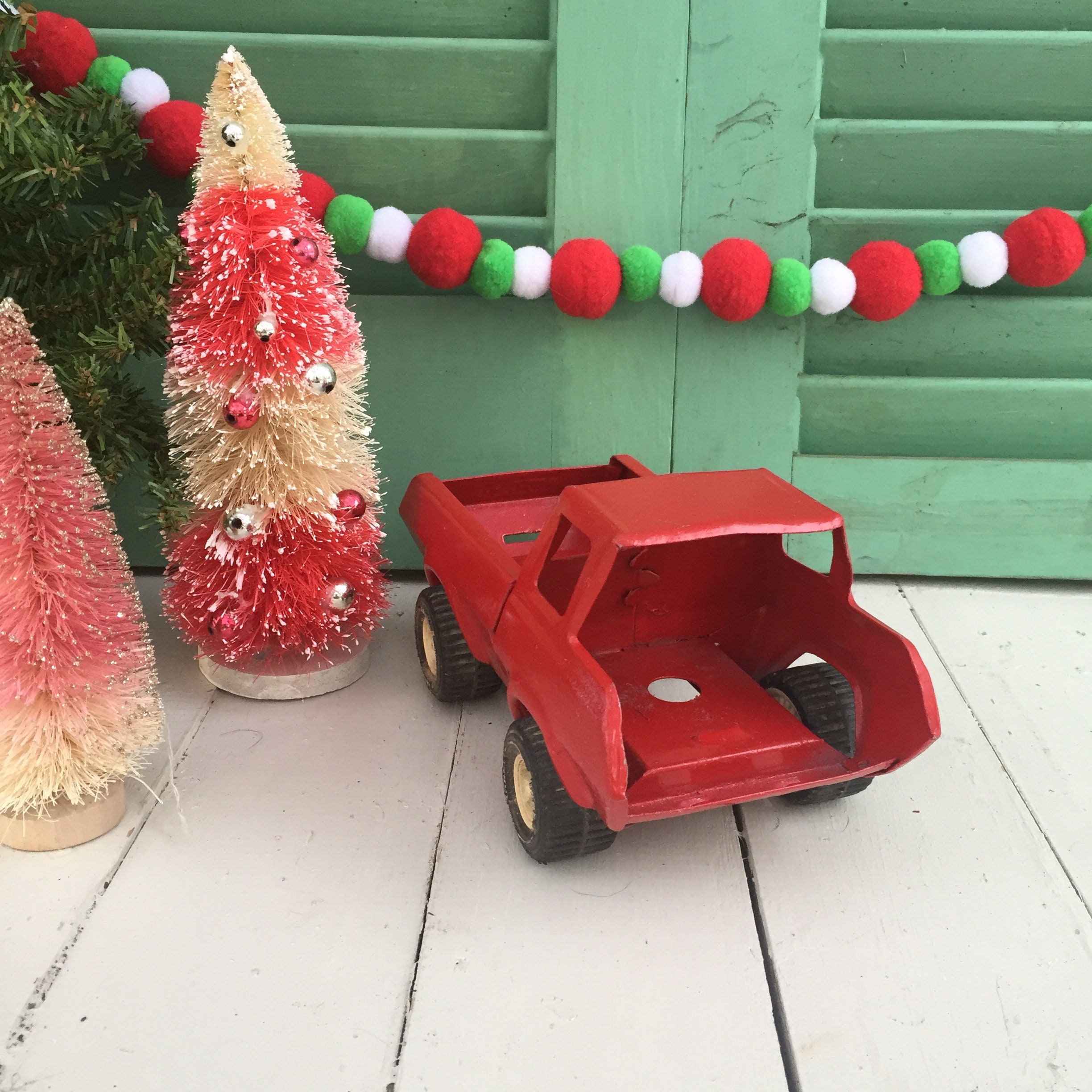 vintage red tonka truck