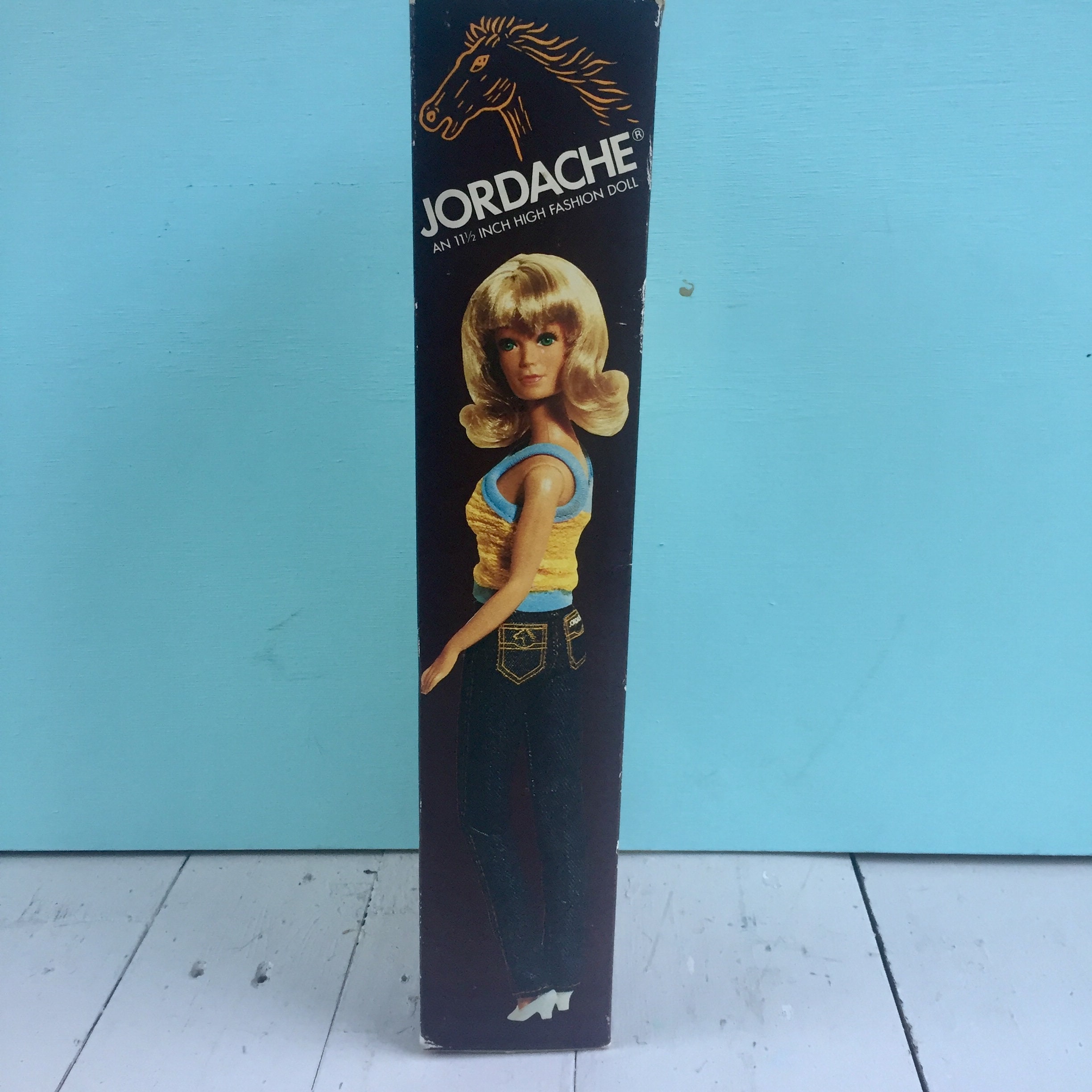 Vintage 1980s Jordache Barbie Doll with Box, 80s Barbie Doll with Box