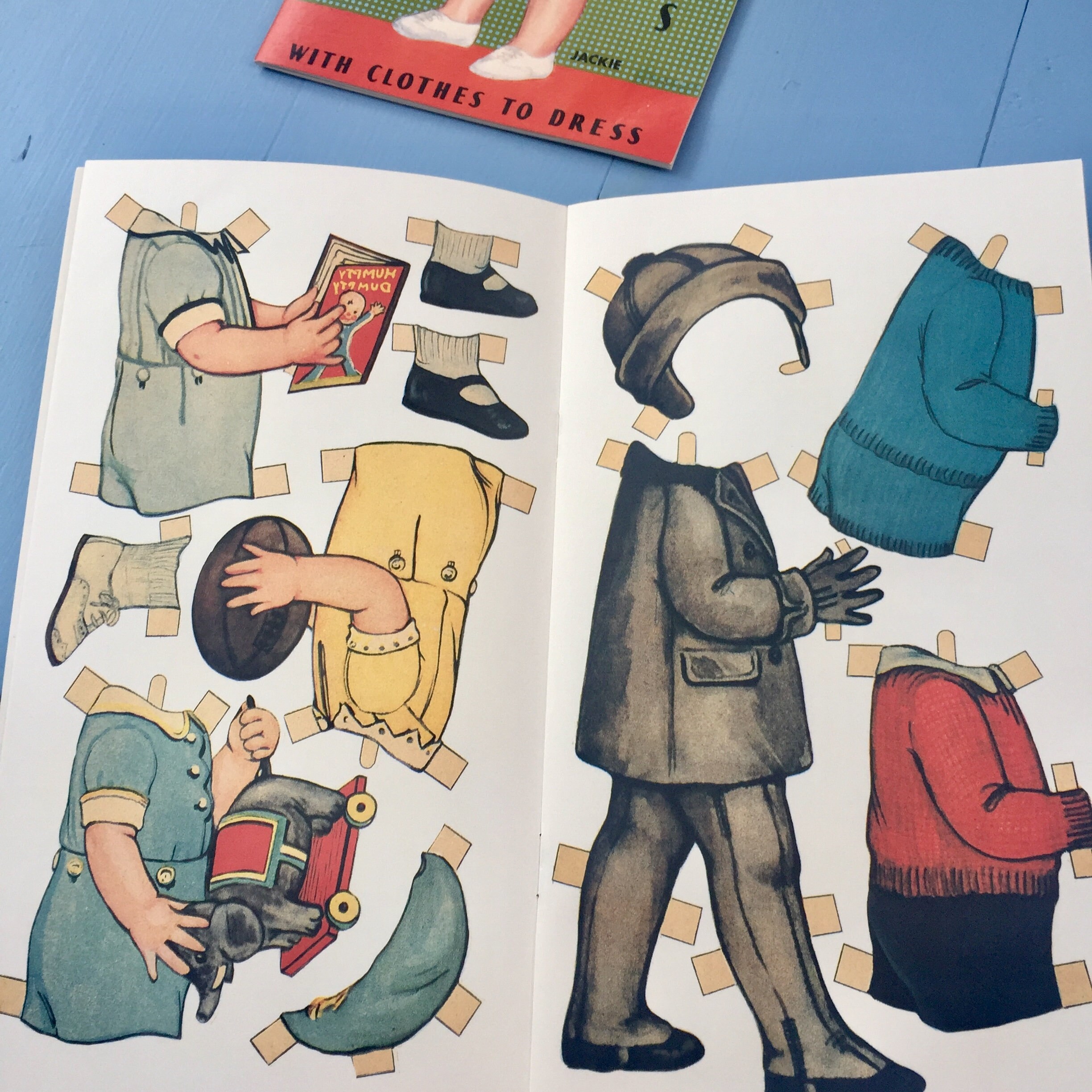 Vintage Queen Holden Paper Doll Books, Set of Four, NOS Paper Dolls