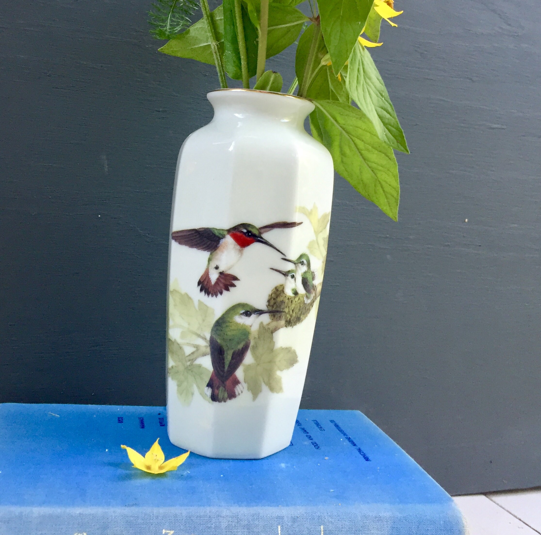 Vintage Otagirl Japan Vase, Vintage Japanese Bird Vase, Vintage Bird