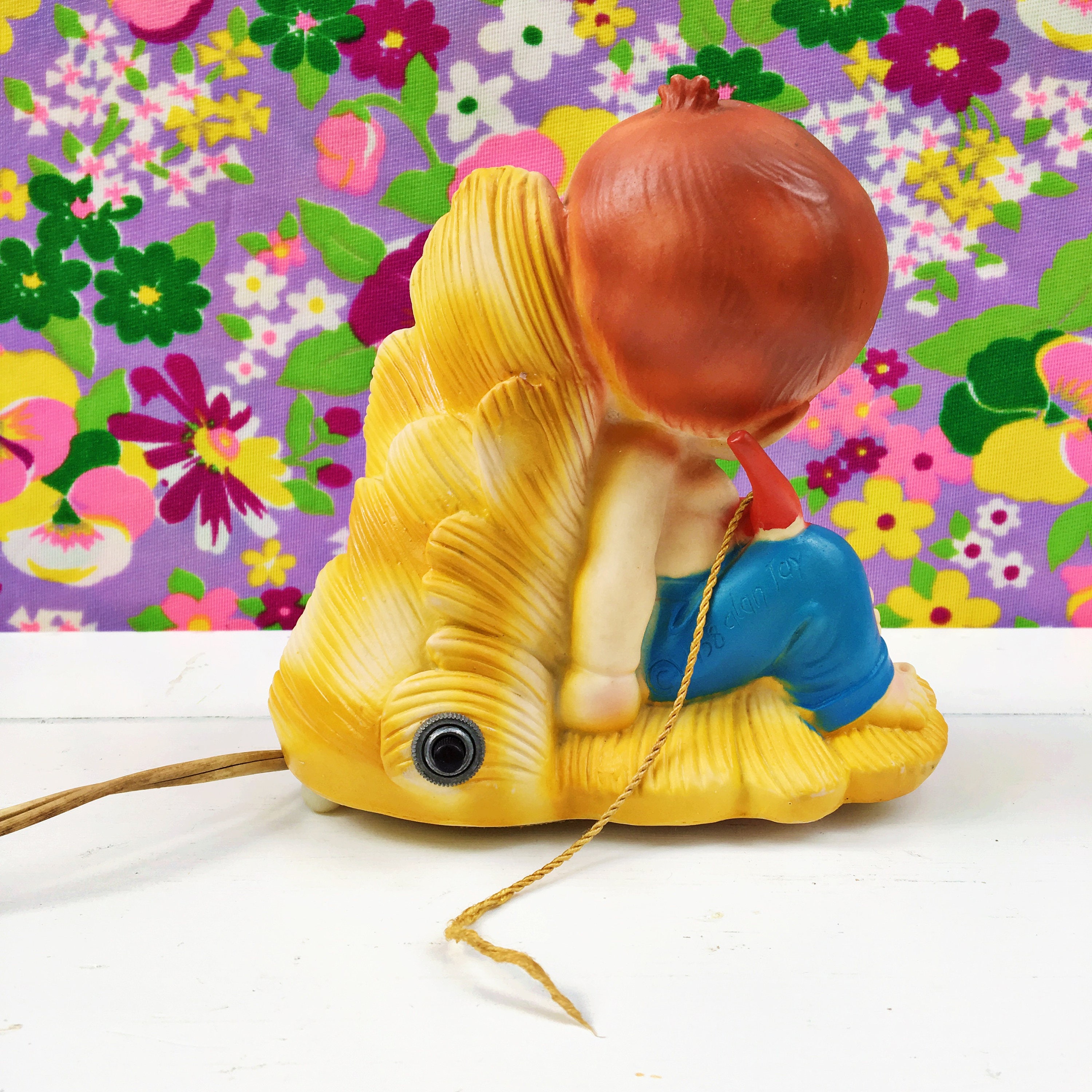 Vintage 1950s Little Boy Blue Night Light, 1958 Alan Jay Rubber