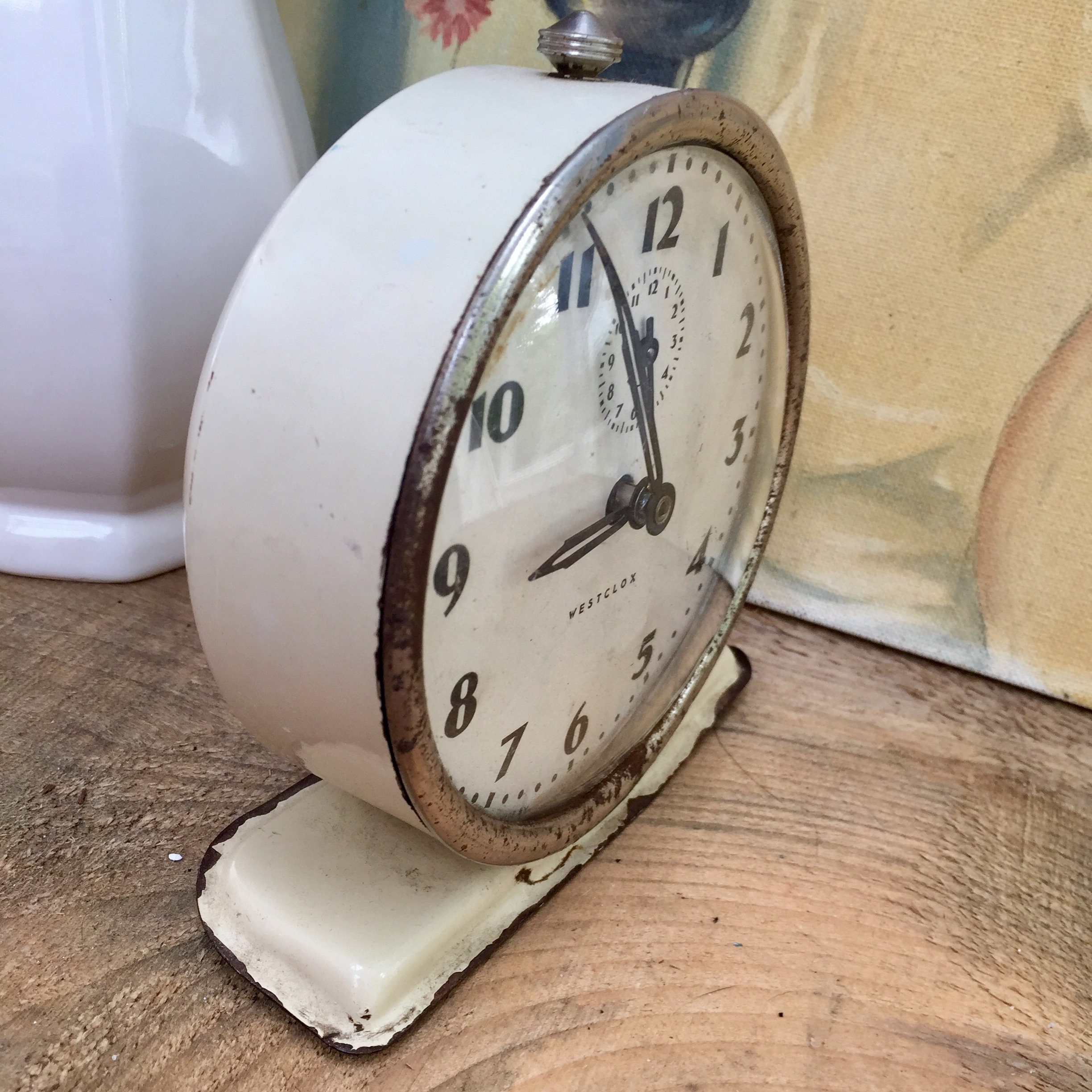 Vintage 1940s Westclox Bingo Alarm Clock, Vintage 1940s Alarm Clock ...