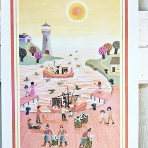 Juego de placas de pared vintage de Sun Valley Four Seasons, decoración de pared de estilo retro de mediados de siglo, arte de pared de plástico. imagen 7