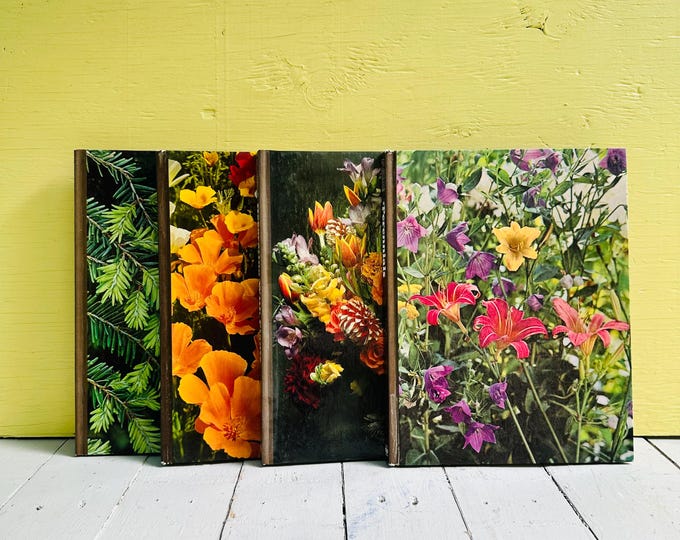 Vintage Time Life Encyclopedia of Gardening Books Set of 4 Perennials Annuals Evergreens Decorating With Plants Garden Reference Books