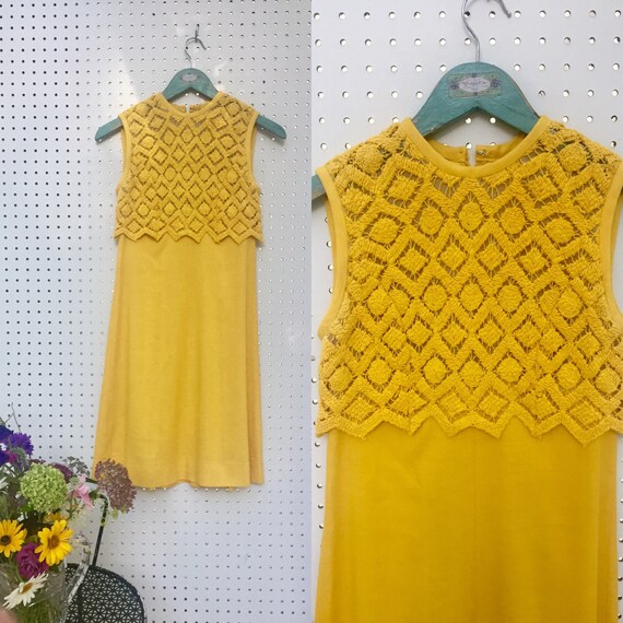 Vintage 1960's Sheath Dress, Women's Size XS, Vint