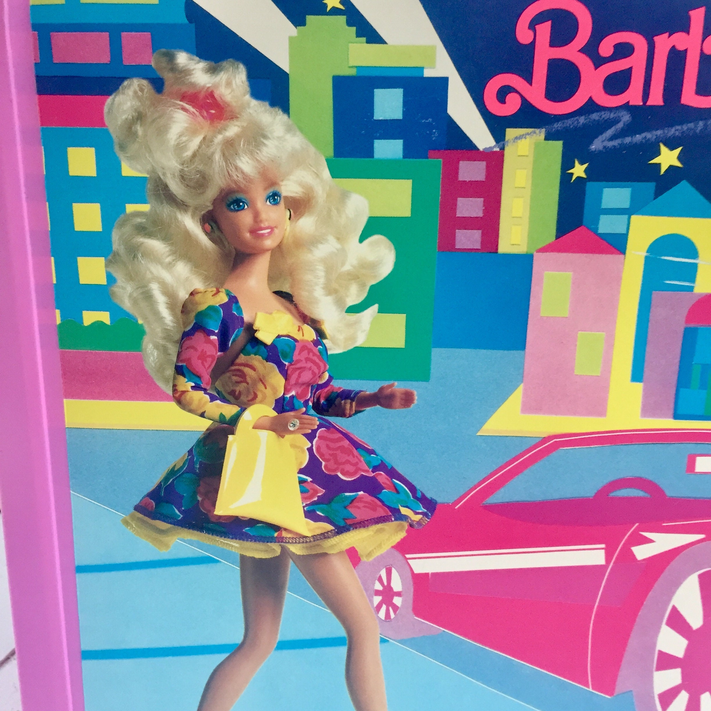 Vintage 1980s Barbie Carrying Case, Vintage Barbie Case, Vintage Barbie