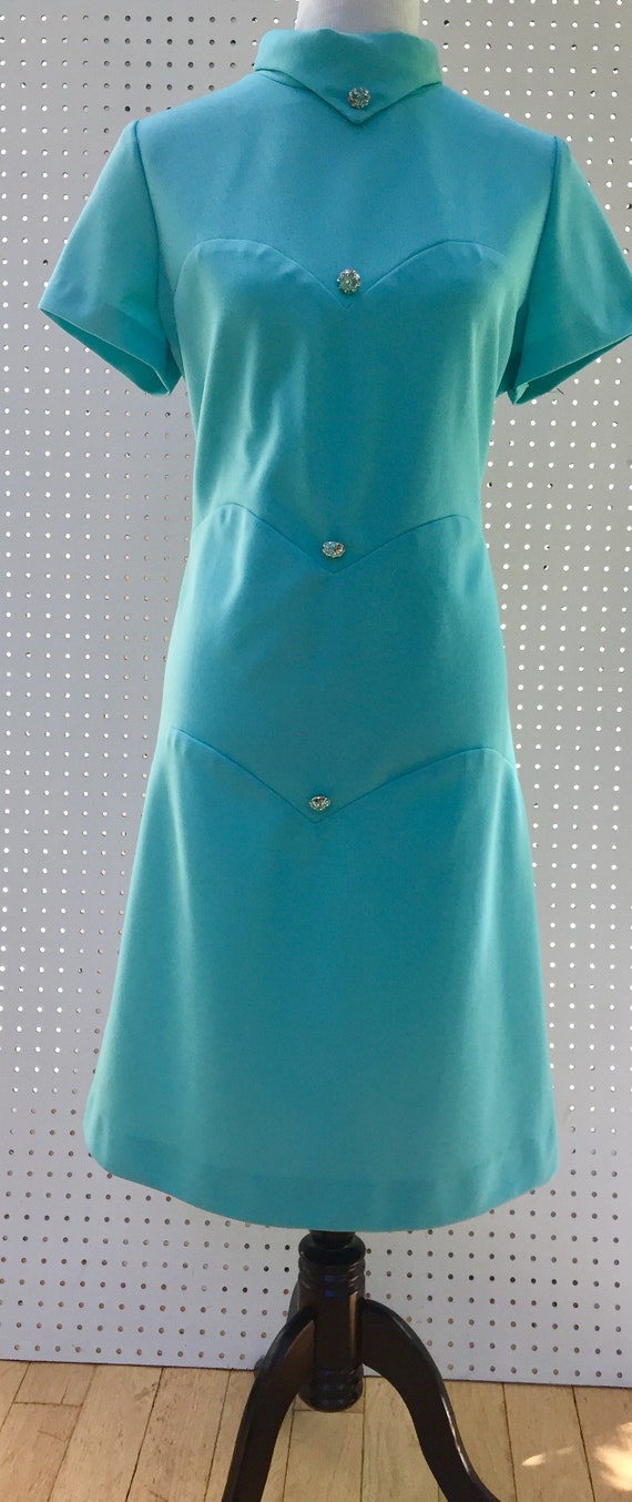 Vintage 1960s Stephen O'Grady Dress, Women's Size… - image 2