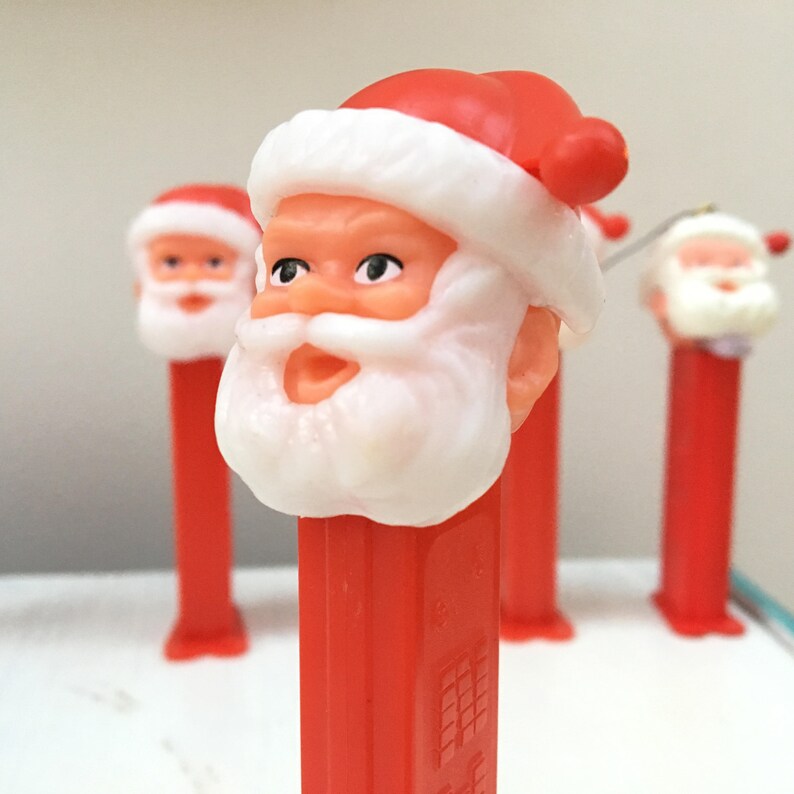 Vintage Santa Pez Dispenser Collection Lote de 6 Santa Pez Etsy