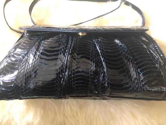 Vintage J. Renee Snake Skin Purse Etsy