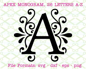 Download Monogram svg | Etsy