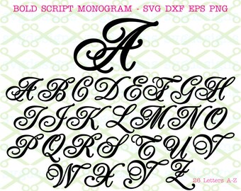 Download Fancy Letters Svg Etsy