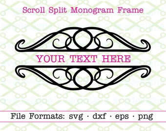 Download Art Collectibles Clip Art Rustic Wedding Monogram Hexagon Wire Frame Cut File Svg Split Monogram Last Name Sign Digital Laser Cut Cricut Engraving Scroll Saw Laser