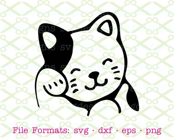 Download Cat SVG Dxf Eps & Png. Digital Cut Files for Cricut | Etsy