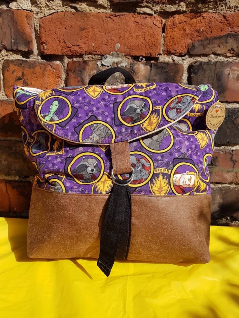 Knapsack Handmade Guardians of the Galaxy backpack