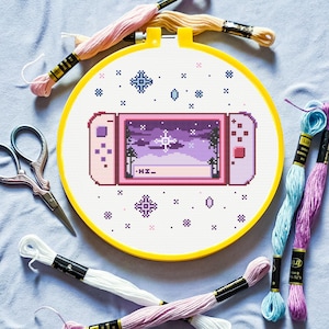 Lofi switch cross stitch pattern~PDF File