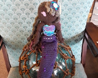 Crocheted Doll The Little Mermaid Kawaii Cute Amigurumi