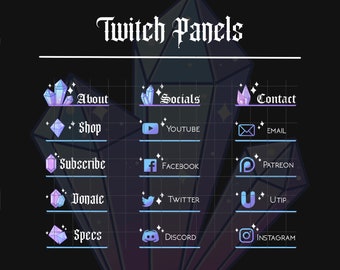 Twitch Crystal Panels