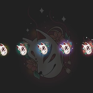 Twitch badge Kitsune mask
