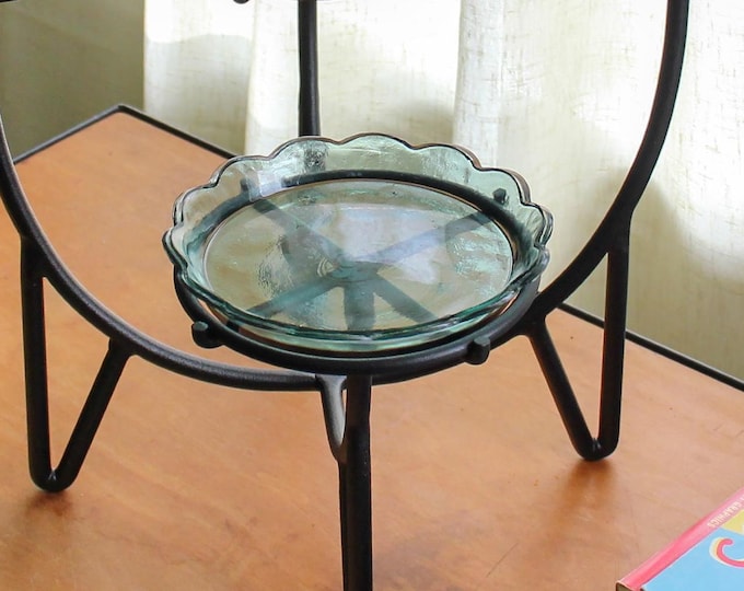 Recycled Glass Saucers For Plants