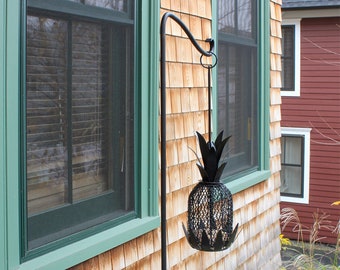 Over Railing Shepherd's Pole, Clamp-On Birdfeeder Hanging Hook