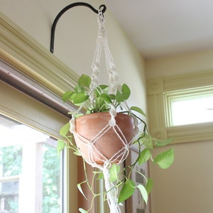 Set of 3-Macrame Plant Hangers, Indoor-Outdoor