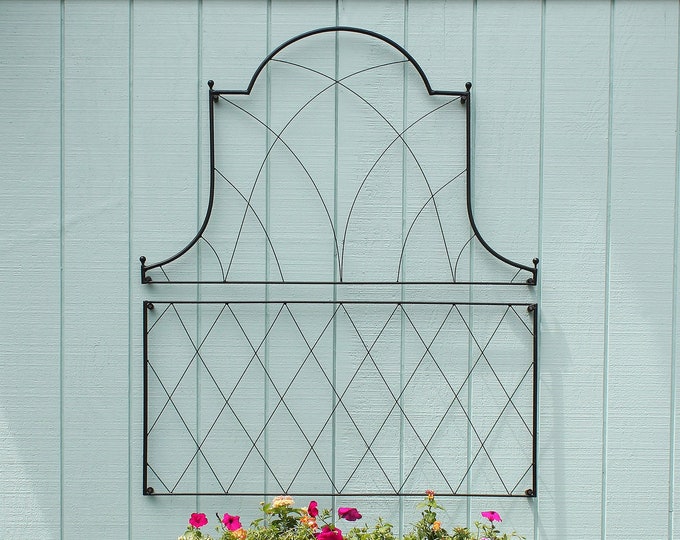 Cottage Garden Trellis, Wall-Mounted 2 piece, 46" x 42"