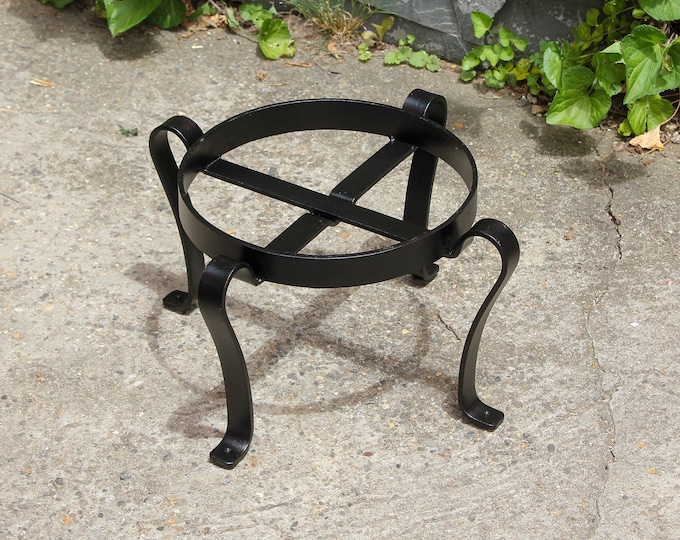 Small Wrought Iron Patio Plant Stand indoor/outdoor