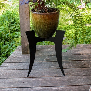 Ibex Modern Plant Stand Flowerpot Holder indoor/outdoor image 1