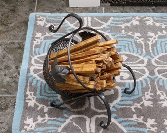 Maple Leaf Fatwood Basket - Natural Firestarter - Includes Fatwood