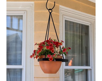 Modern Hanging Planter with 8" Pot