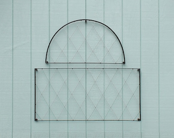 Cottage Garden Trellis, Wall-Mounted 2 piece, 46" x 42"