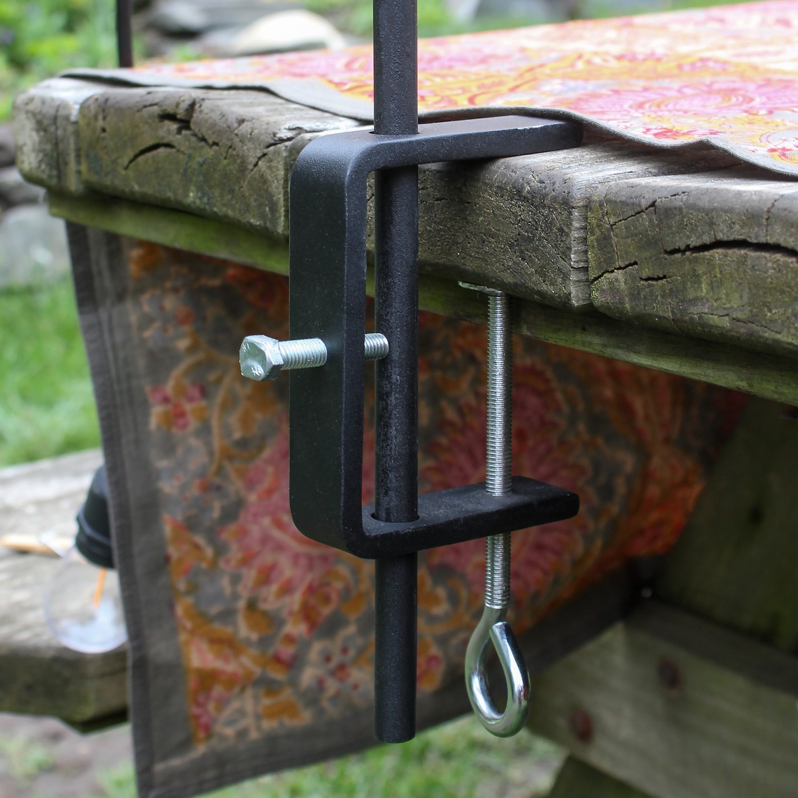 String Light Hanging Poles Clampon for Railing or Table Etsy