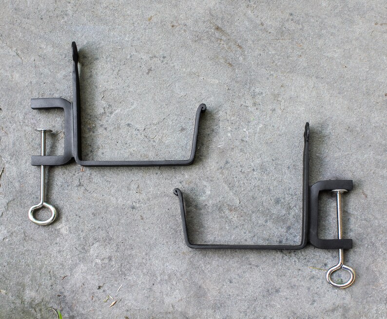 6 Clampon Railing Brackets for Window and Flower Boxes Etsy