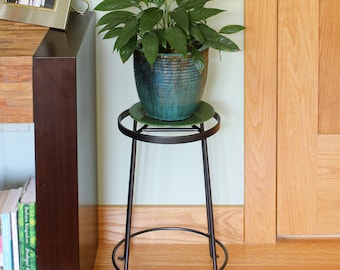 24" Diamond Plant Stands Wrought Iron indoor/outdoor